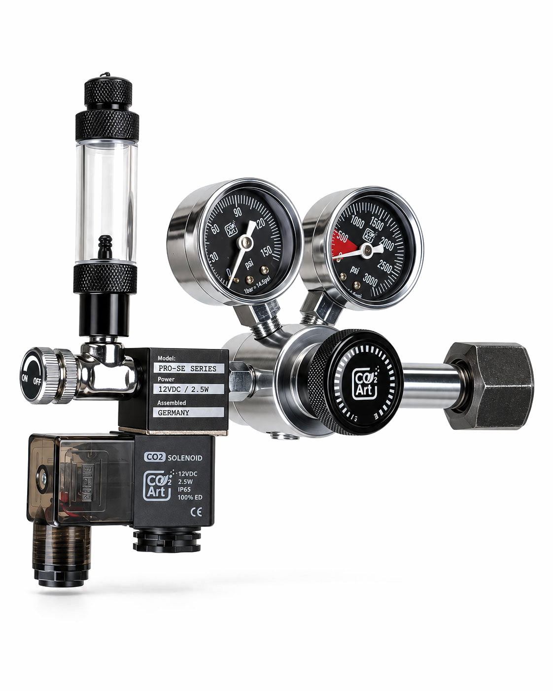 PRO-SE Series - Dvostupanjski CO2 regulator za akvarij s integriranim solenoidom